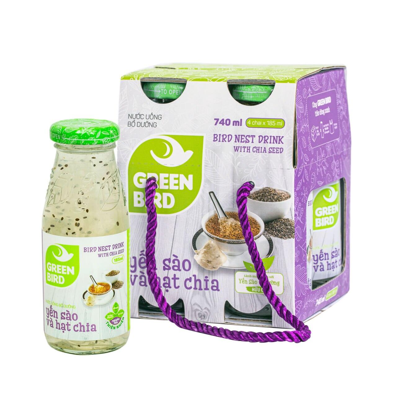 💥💥💥sale sốc📢📢 yến green bird hạt chia mẫu mới