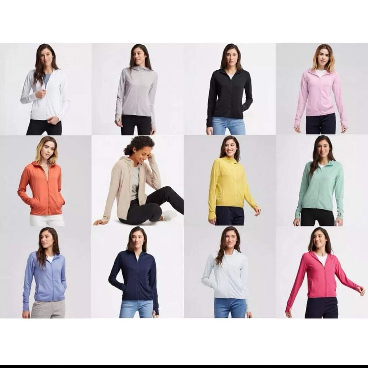 Áo chống nắng cotton Uniqlo 2017 màu be 30 NATURAL  Shop Mẹ Bi