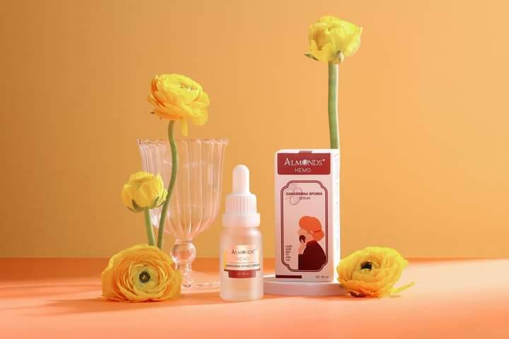 Serum linh chi cho da giãn mao mạch nám máu