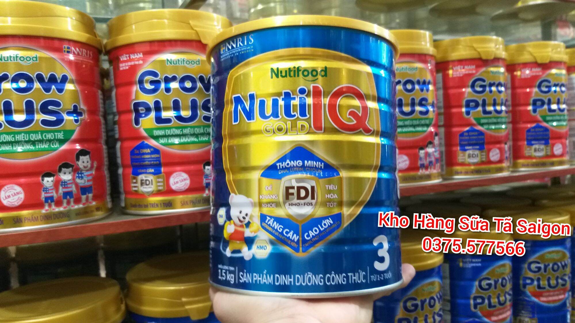 Sữa bột Nuti IQ Gold lon 1.5Kg của Nutifood
