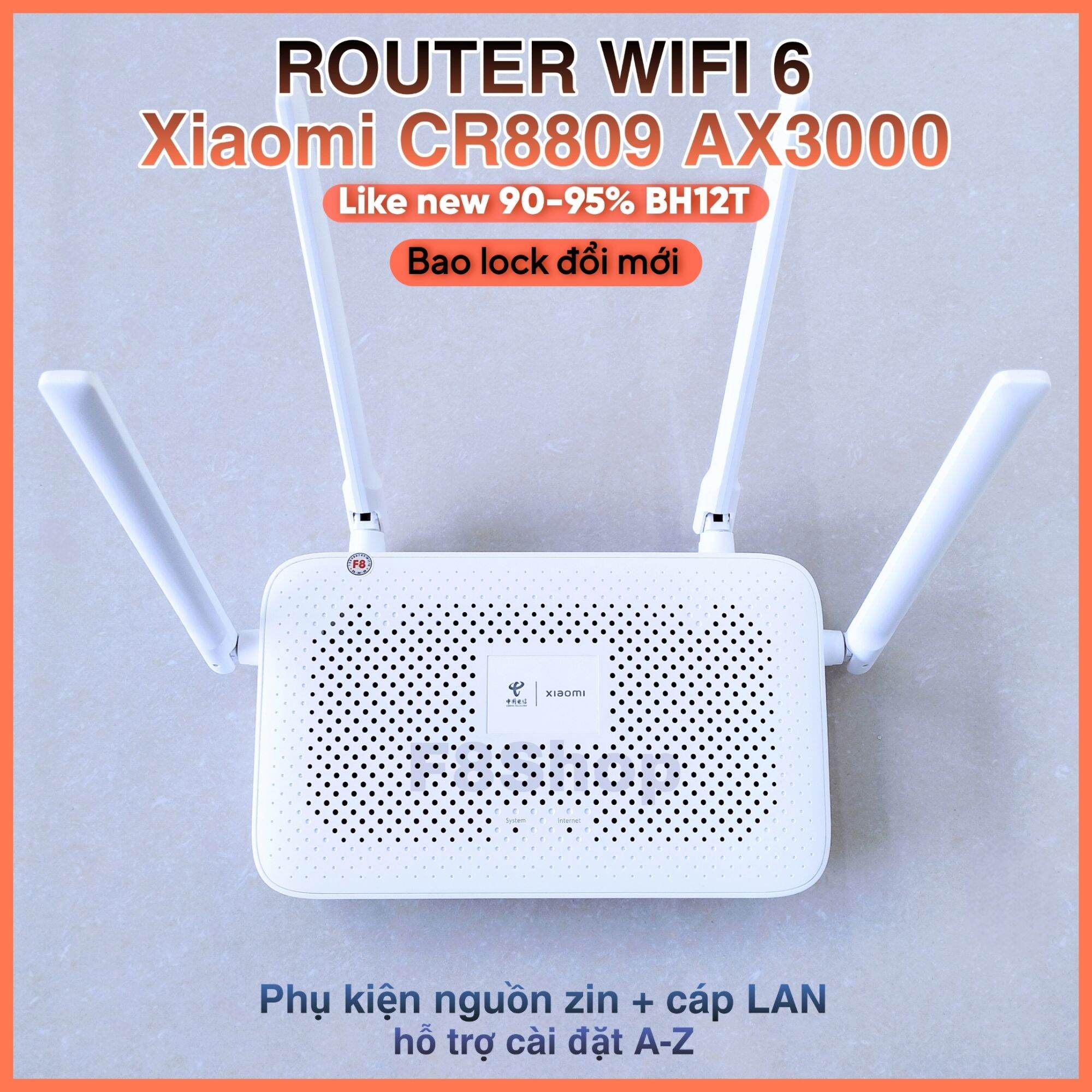 Bộ phát Wifi Xiaomi CR8806 CR8808 CR8809 Wifi 6 AX3000 Mesh Gigabit Router WiFi 6 AX CR8806 8808 880