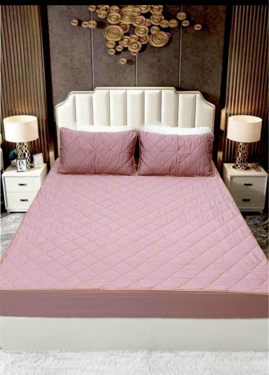 Ga Gối Phi Lụa Thêu Thương Hiệu 1m8x2m