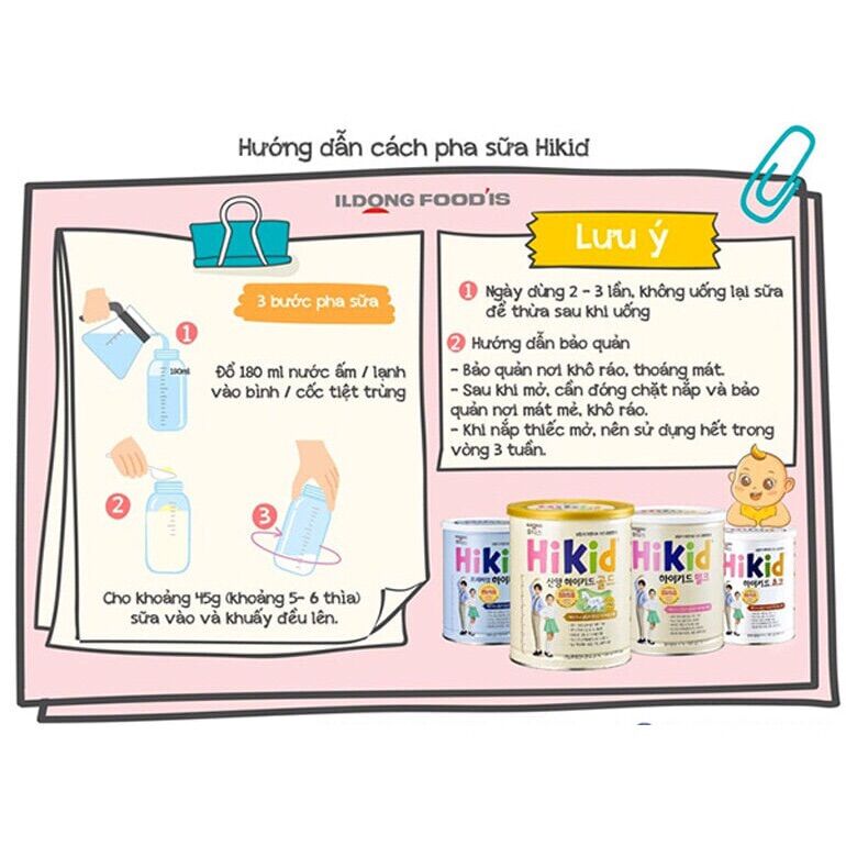 Sữa Hikid dê núi Hàn quốc (1 tuổi trở lên)