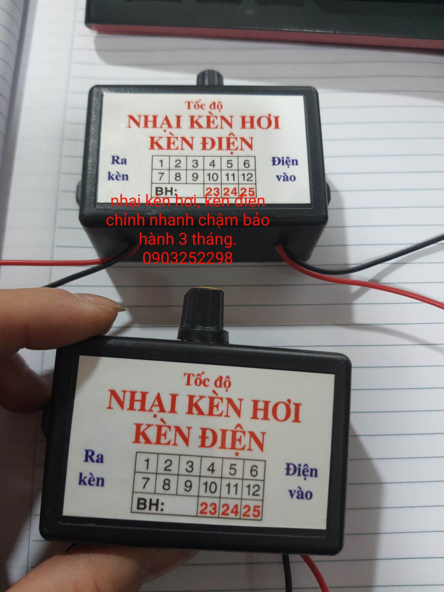 nhại kèn hơi, nháy kèn , nhại kèn chỉnh nhanh chậm cao cấp , nhại còi cao cấp cho kèn ong, kèn tàu, kèn thái, kèn thổ chinh nhanh chậm 12v 24v bảo hành 3 tháng