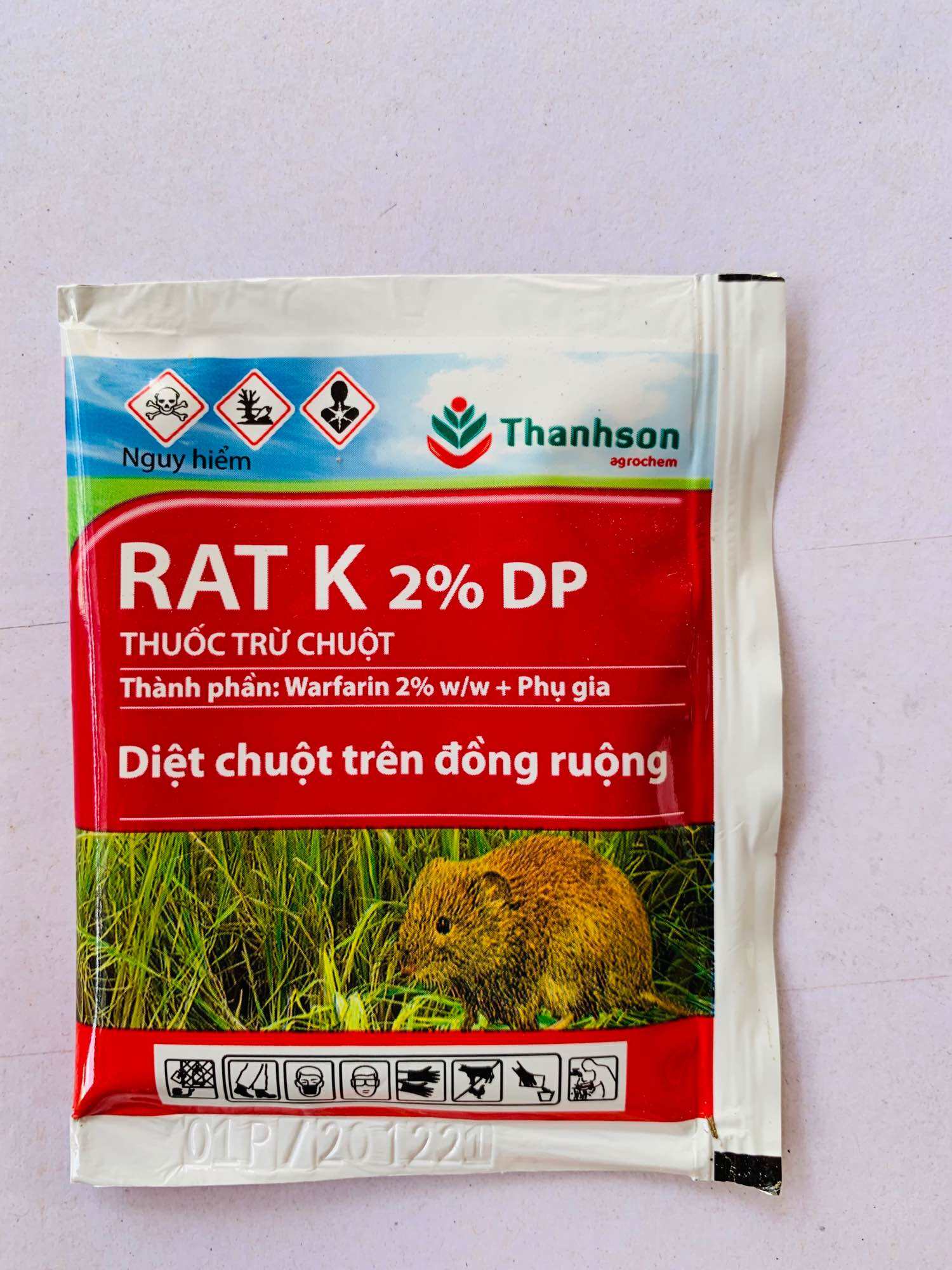 Thuốc Chuột RAT K: Phối trộn như Gạo, lúa Dẫn dụ mạnh, hiệu quả tức thì