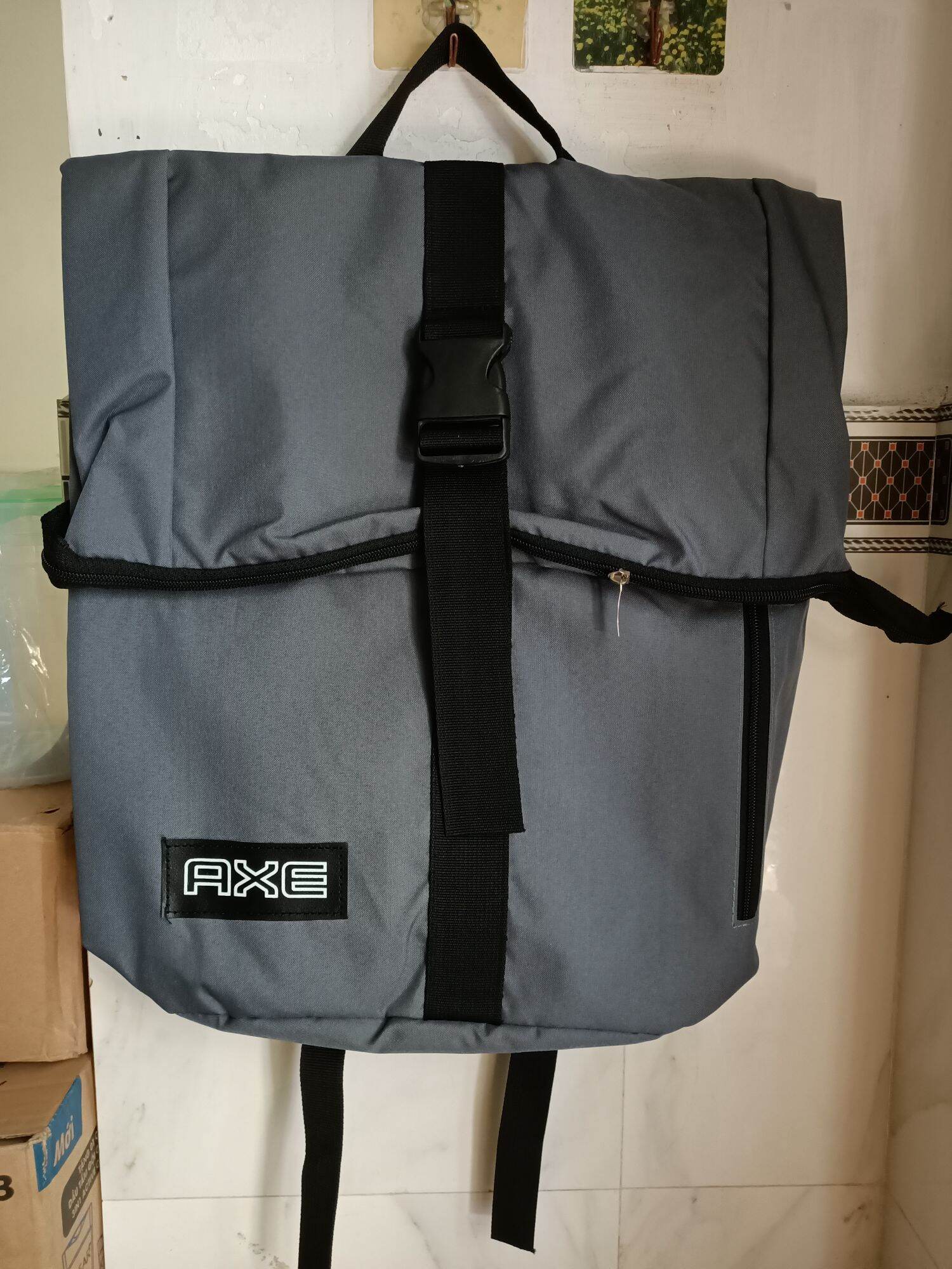 Combo Balo + Bình Nước Cao Cấp AXE