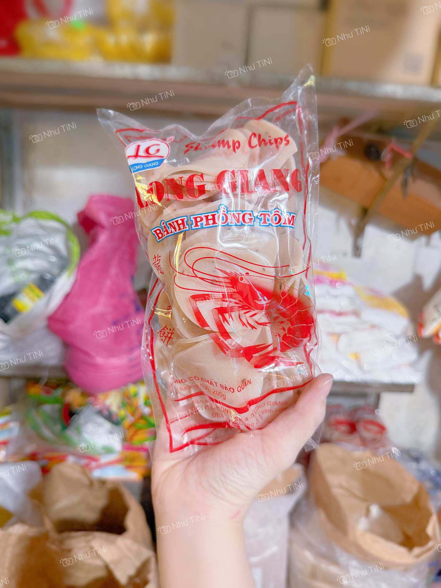 COMBO 2 bịch Bánh Phồng Tôm Long Giang gói 200g