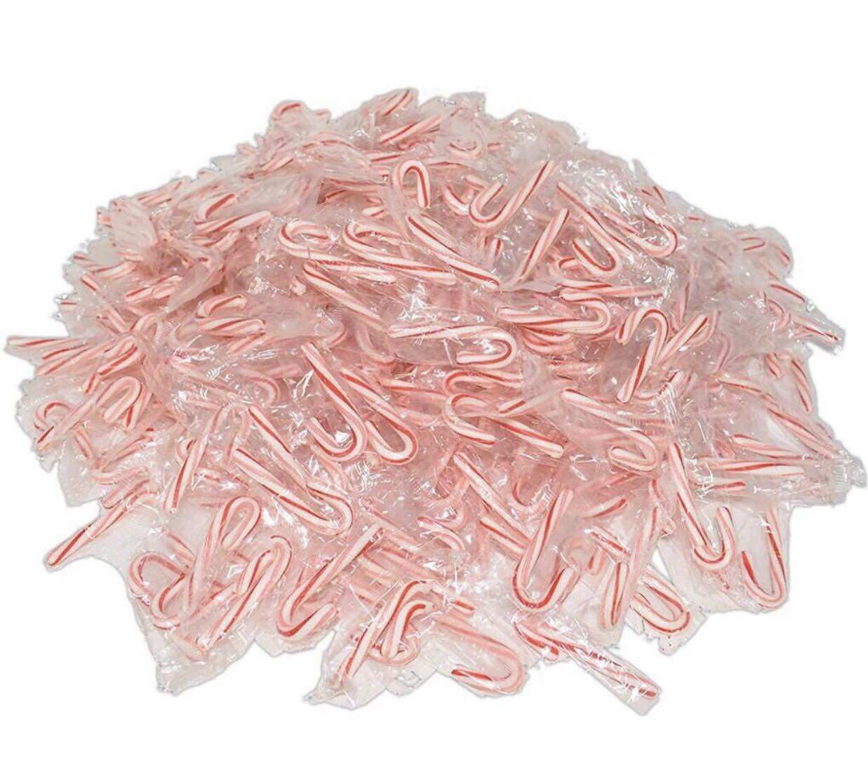Kẹo Cây Gậy Bạc Hà Mini Brachs Peppermint Candy Canes - Mỹ