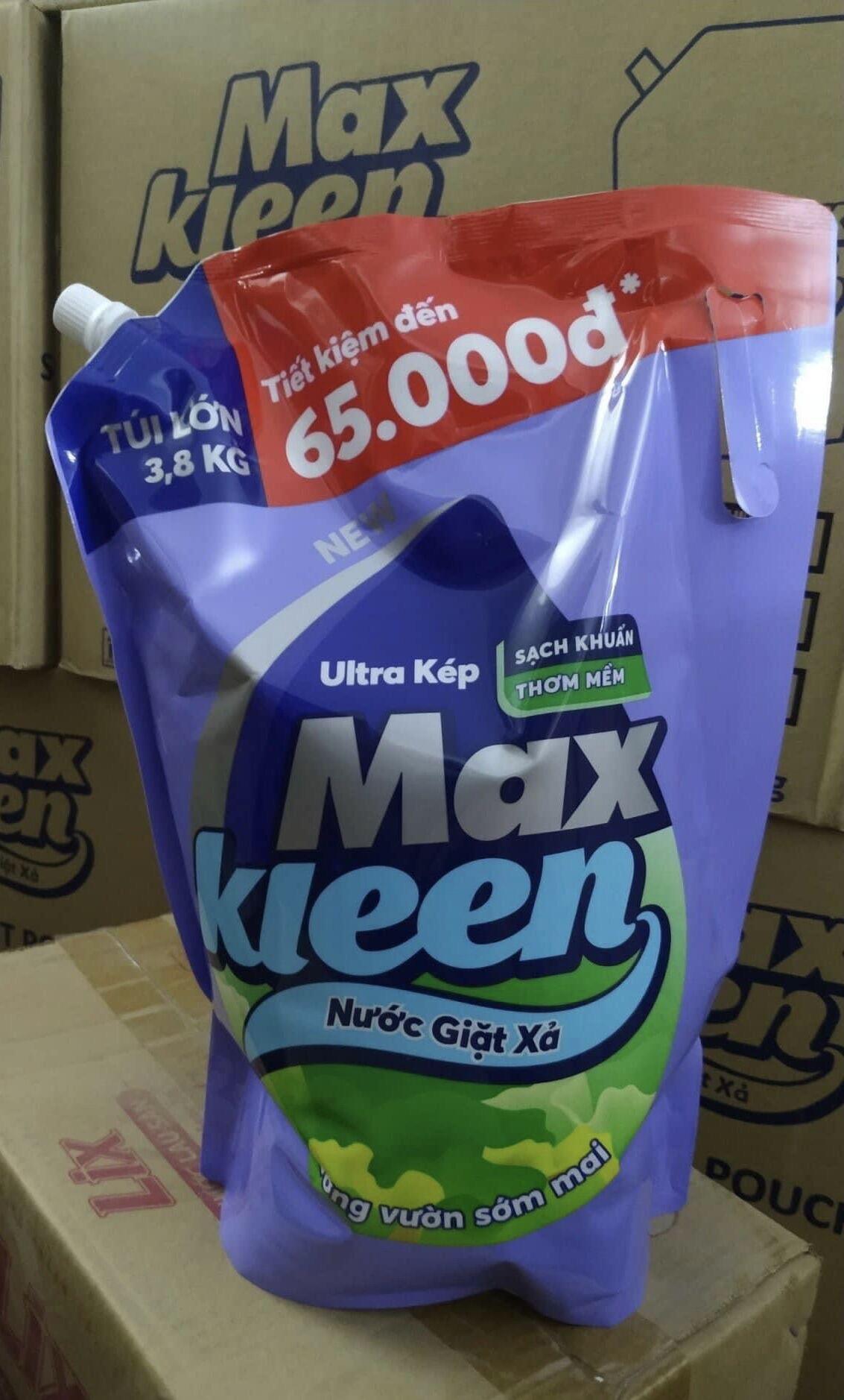 Nước Giặt Xả Max Kleen 3kg8
