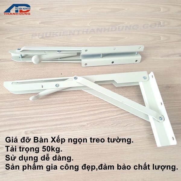 Giá đỡ bàn gấp treo tường bàn gập treo tường chịu tải 50-70kg