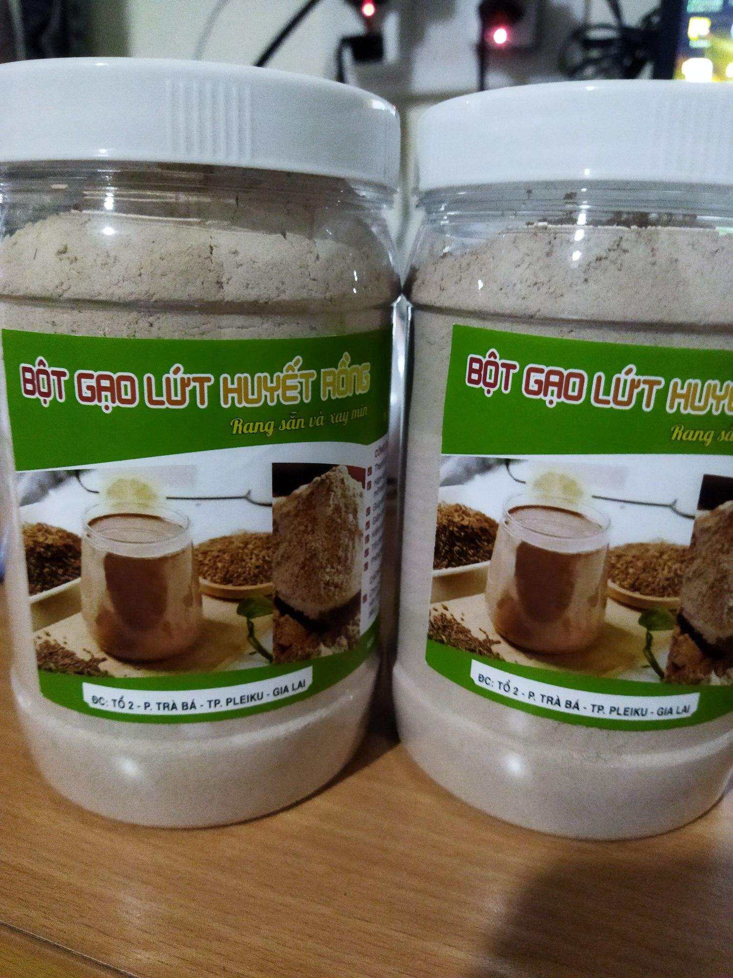 1kg bột gạo lứt huyết rồng rang sẵn xay mịn