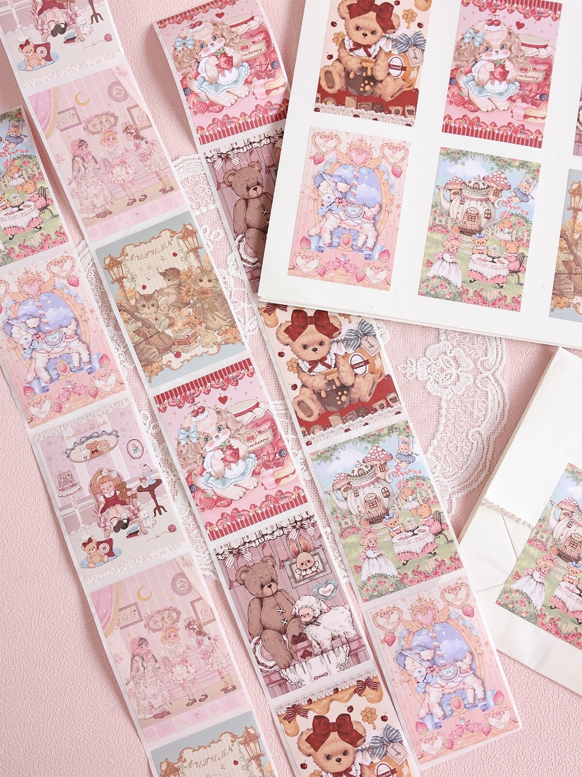 Sticker Washi Hình Dán dễ thương