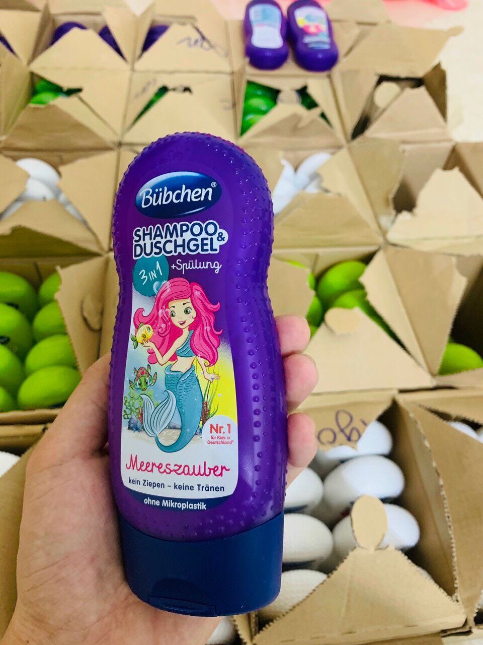 Sữa tắm gội 2in1 Bubchen Kids Sampoo&shower (230ml)