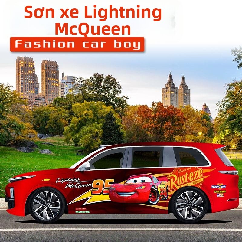 CANJING | Custom Lightning McQueen Car Wrap Giá 4,862,000 Đồng*Miễn phí vận chuyển