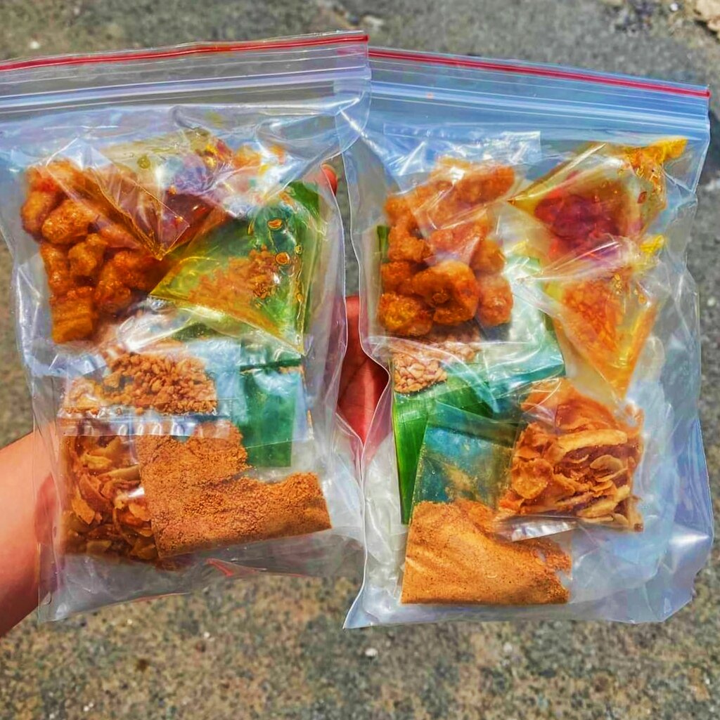 Bánh tráng tốp mỡ 15k