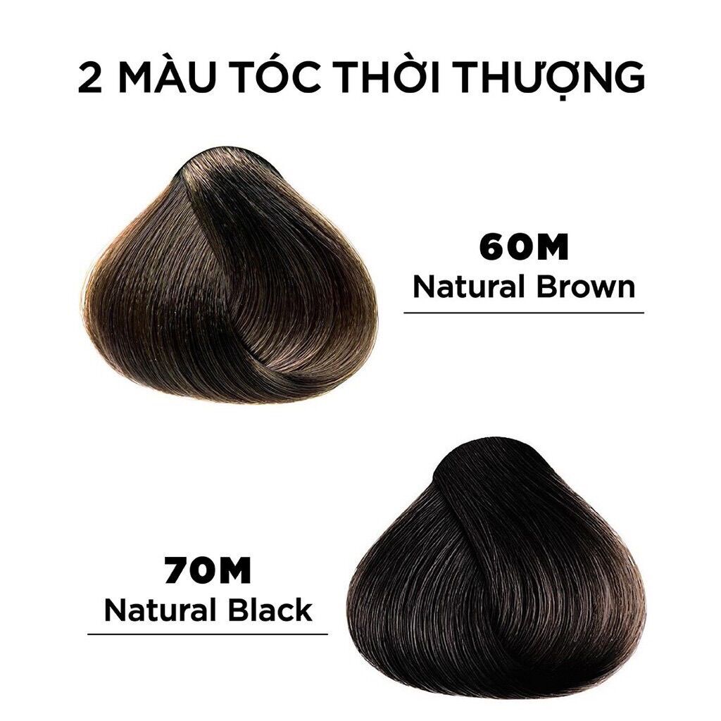 Nhuộm tóc revlon Phủ bạc 5p số 60M (màu Nâu Đen)