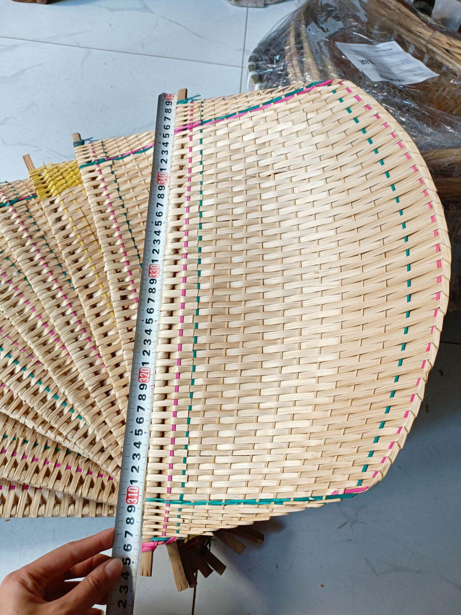 Quạt nan tre cầm tay, dân giã, trang trí, đóng kịch
