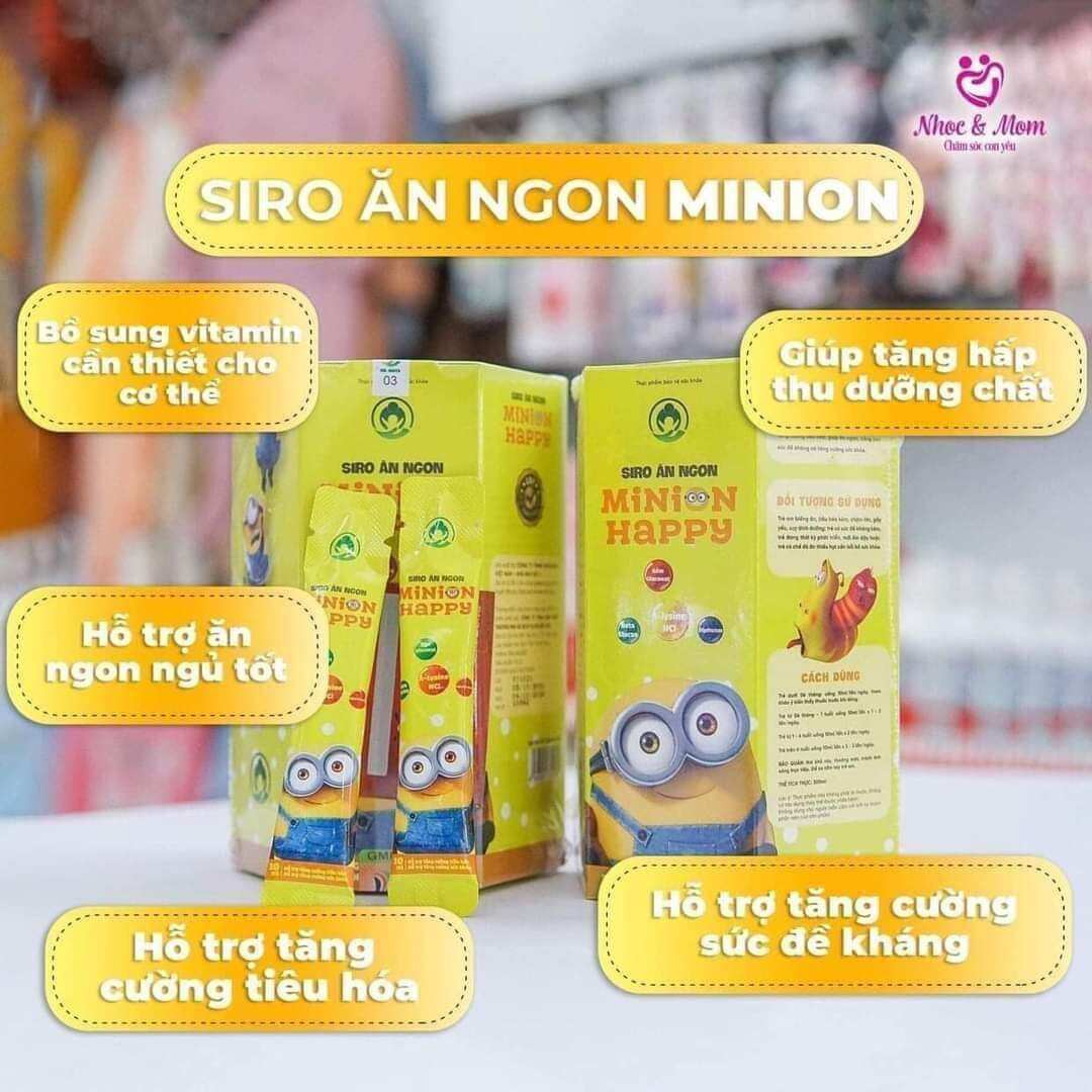 Siro ăn ngon Minion Happy 5in1 (10gói)