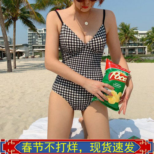 Đồ bơi gợi cảm đồ bơi bikini kiểu ba điểm một mảnh cho nữ đồ bơi instagram - ảnh sản phẩm 1