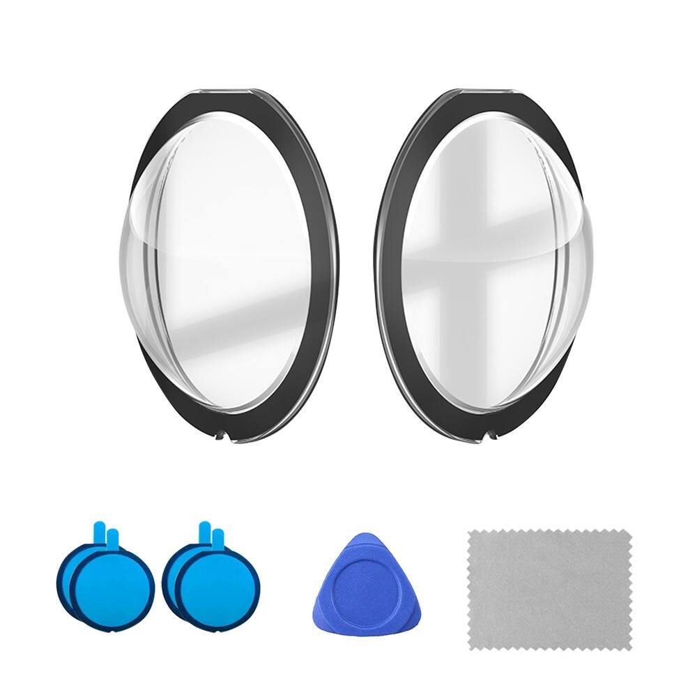 Insta360 X3 Lens Cap Protector + Protection Frame + Lens Guards for Insta 360 X3 Camera Protector Set Anti-scratch Accessories