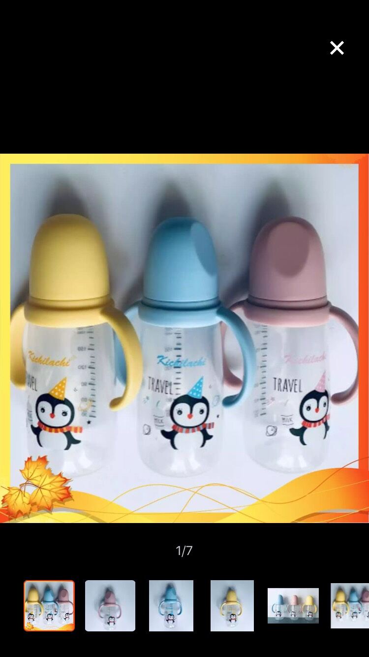 Bình sữa pp kichilachi cổ hẹp 200ml