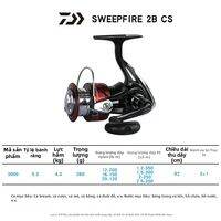 Daiwa Sweepfire 2B CS Cuộn Cước Câu Cá Biển và Lure Câu Cá Biển