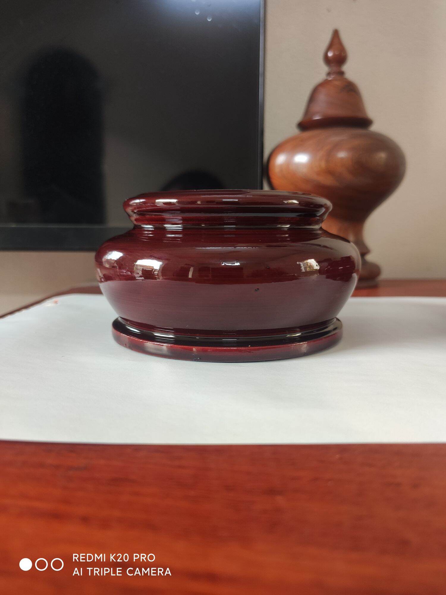 Chân Đế đặt quả cầu phong thủy , đặt bát tụ bảo., ,,không quay.