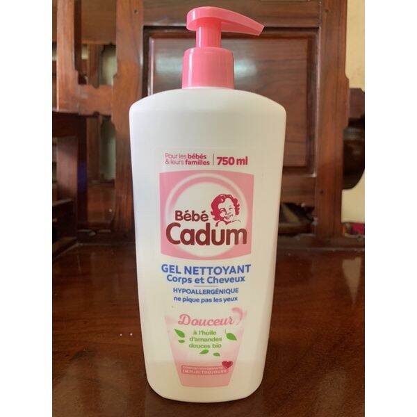 Sữa tắm gội cho bé Cadum Pháp 750ml