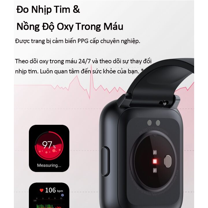 ĐỒNG HỒ THÔNG MINH REALME S100 ĐEN