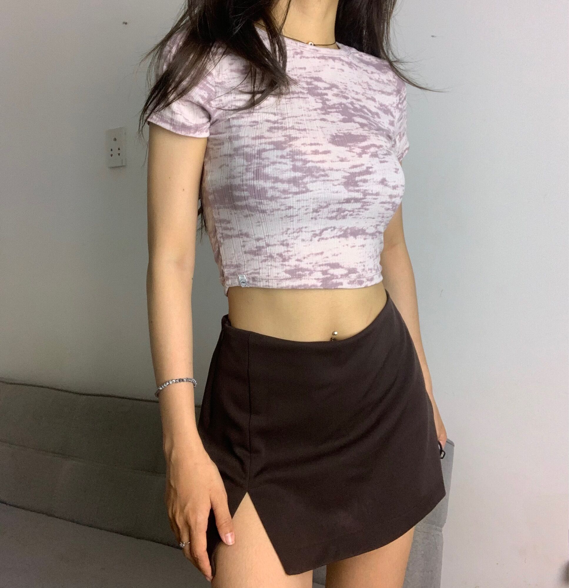 Váy Xẻ Có Quần Trong Slit Skirt