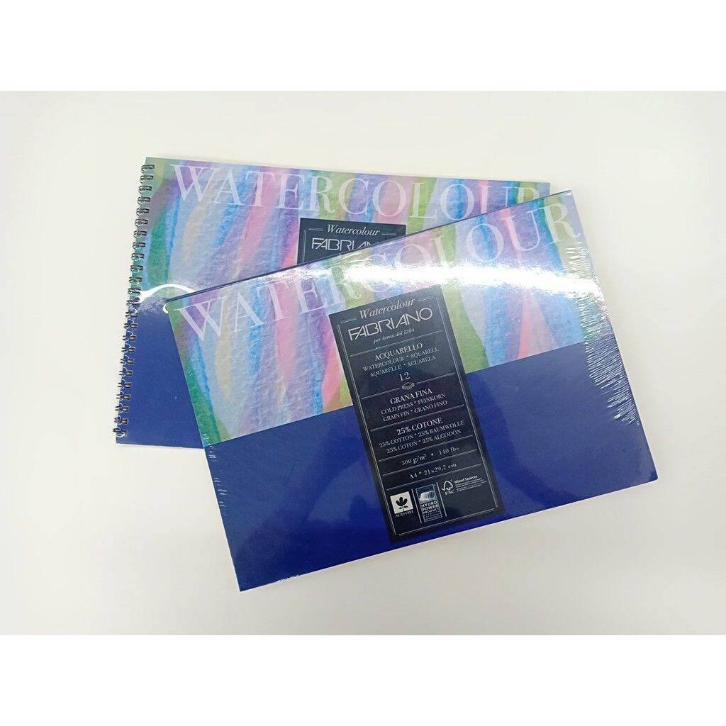 Tập vẽ canson fabriano a5/a4/a3 300gsm gáy lò xo