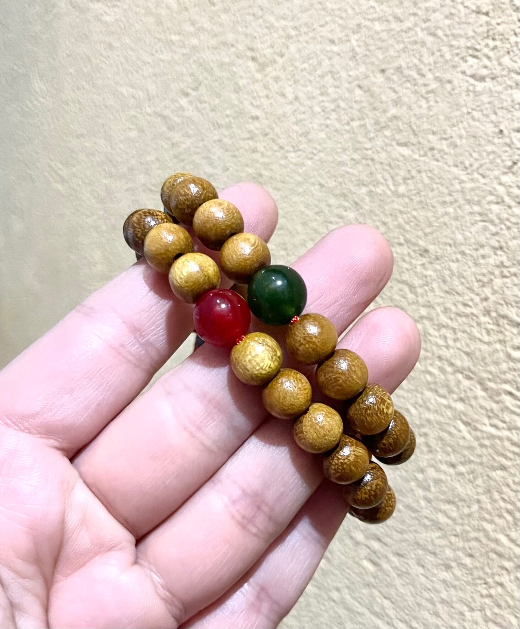 Vòng dâu tằm người lớn đính đá