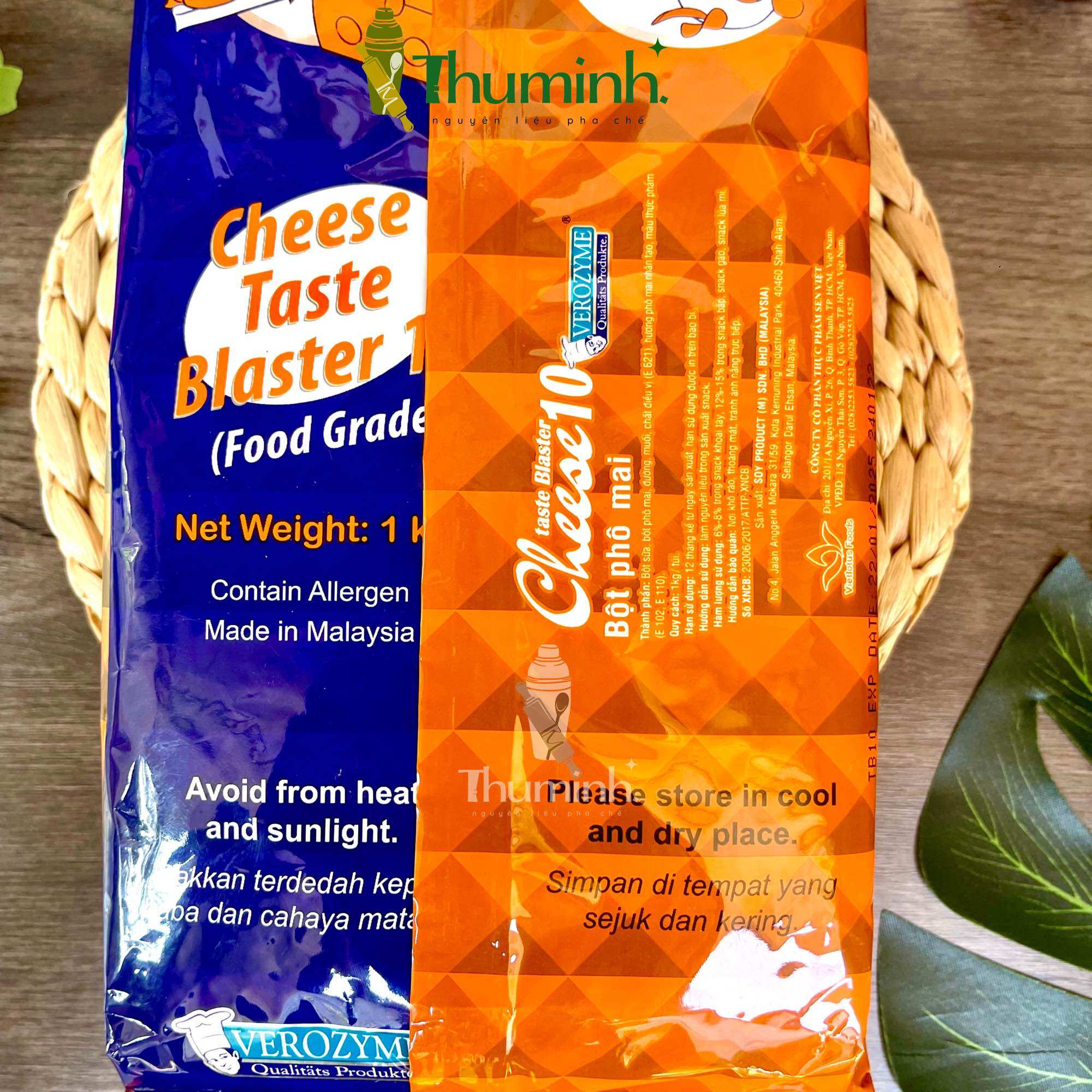 Bột Phô Mai Malaysia Verozyme Gói 1Kg