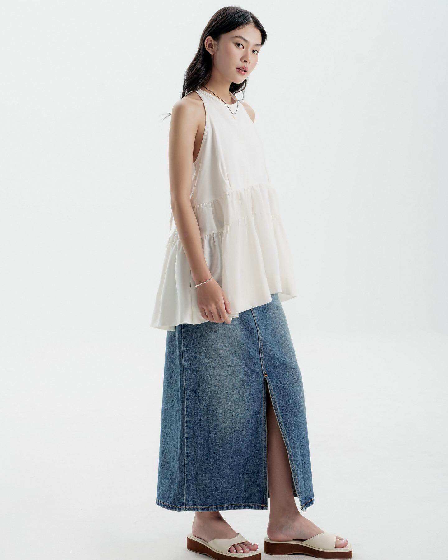HOÀN TIỀN 15% - DOB - Áo yếm linen