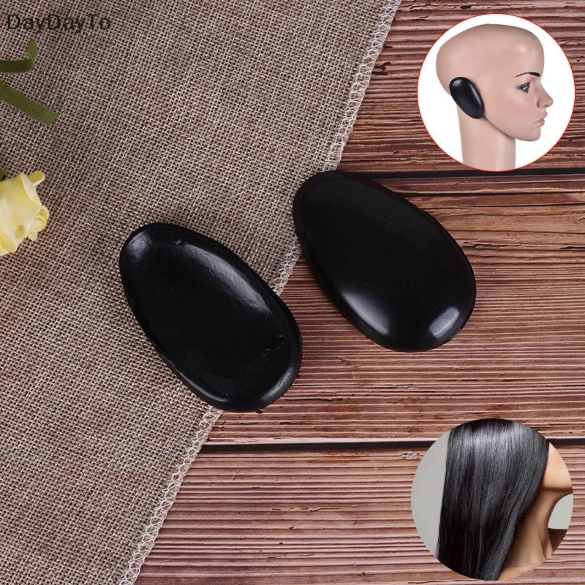 Miếng nhựa chụp tai hỗ trợ nhuộm tóc. bịt tai nhuộm tóc uốn tóc bằng nhựa.