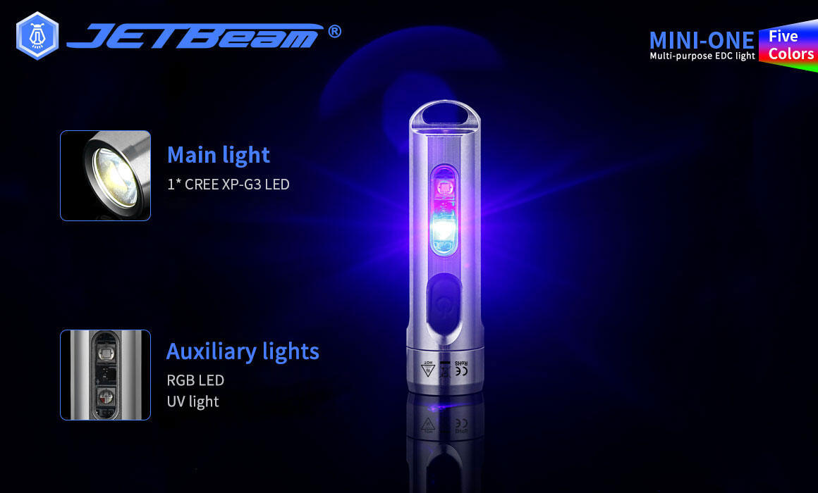 Jetbeam Mini One EDC - Đèn pin móc khóa