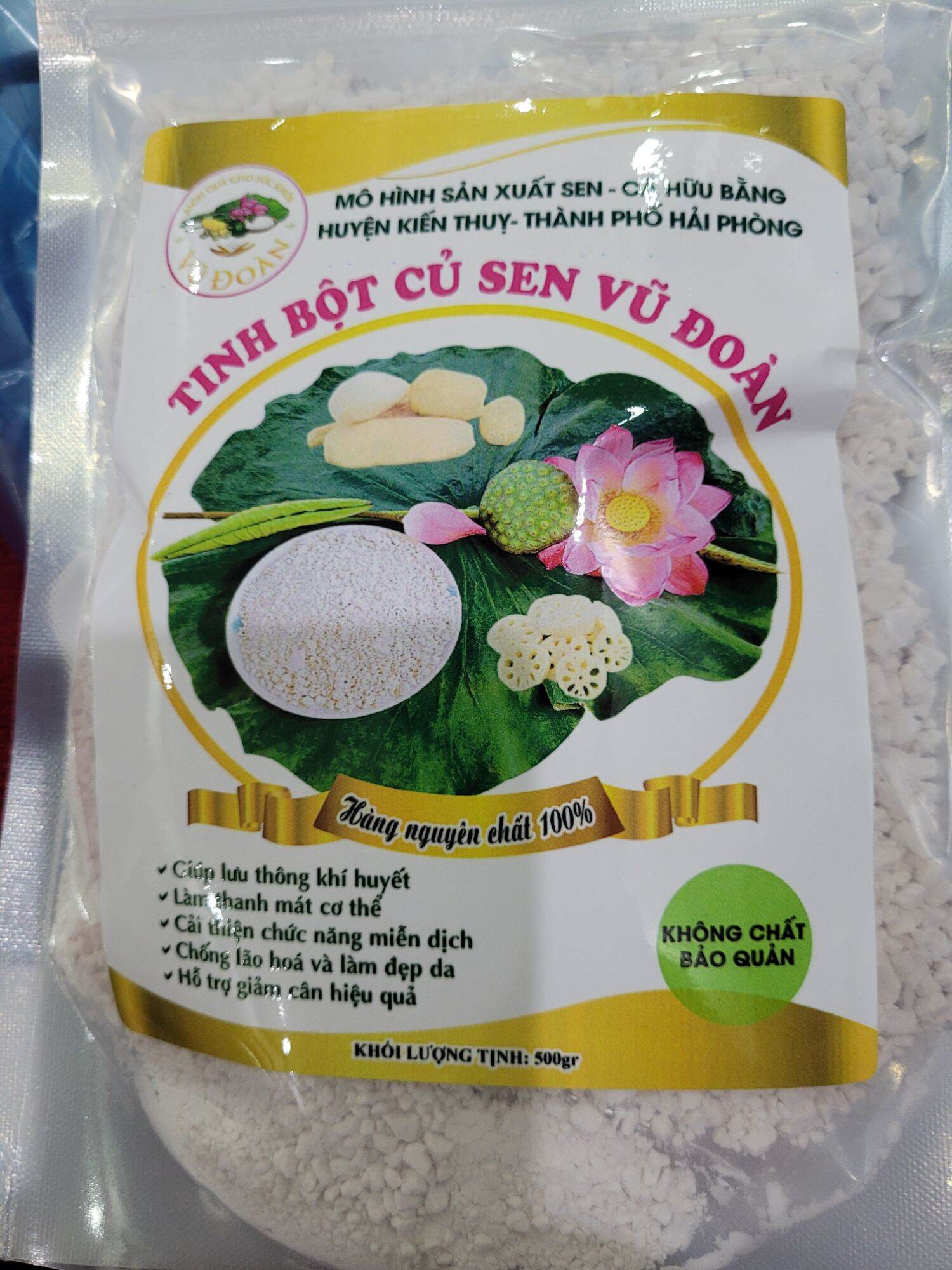 Tinh bột củ Sen Vũ Đoàn