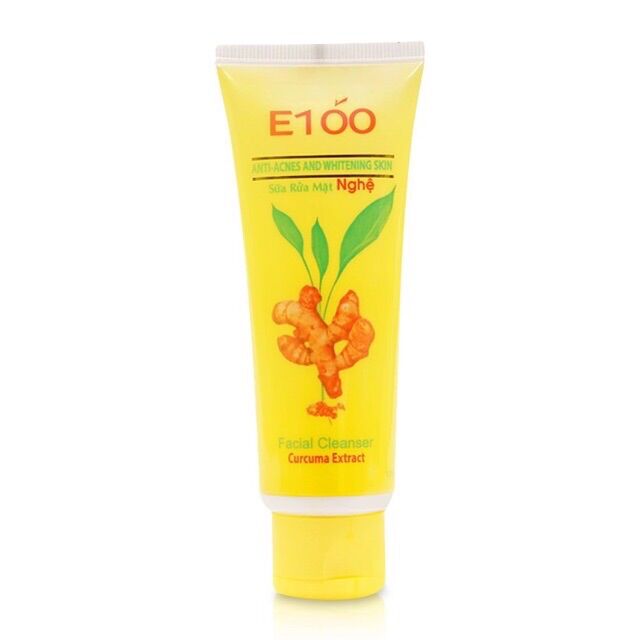 Sữa rửa mặt E100 nghệ ngừa mụn thâm 50g 100g