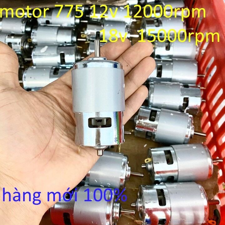 Motor 775 12 150w hàng mới trục dài