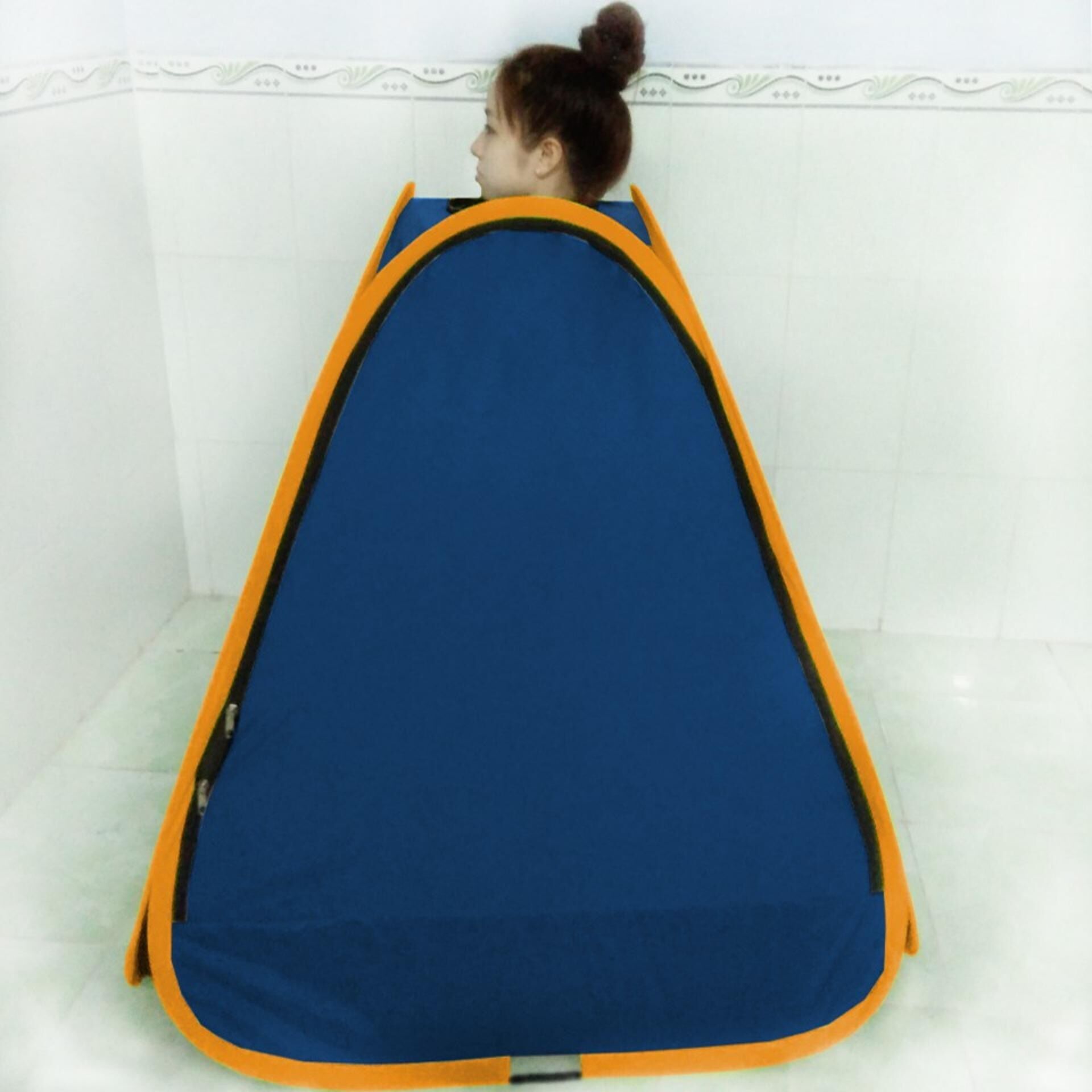 lều xông hơi chui đầu tự bung cao cấp loại 1 vải dày dặn(màu ngẫu nhiên)