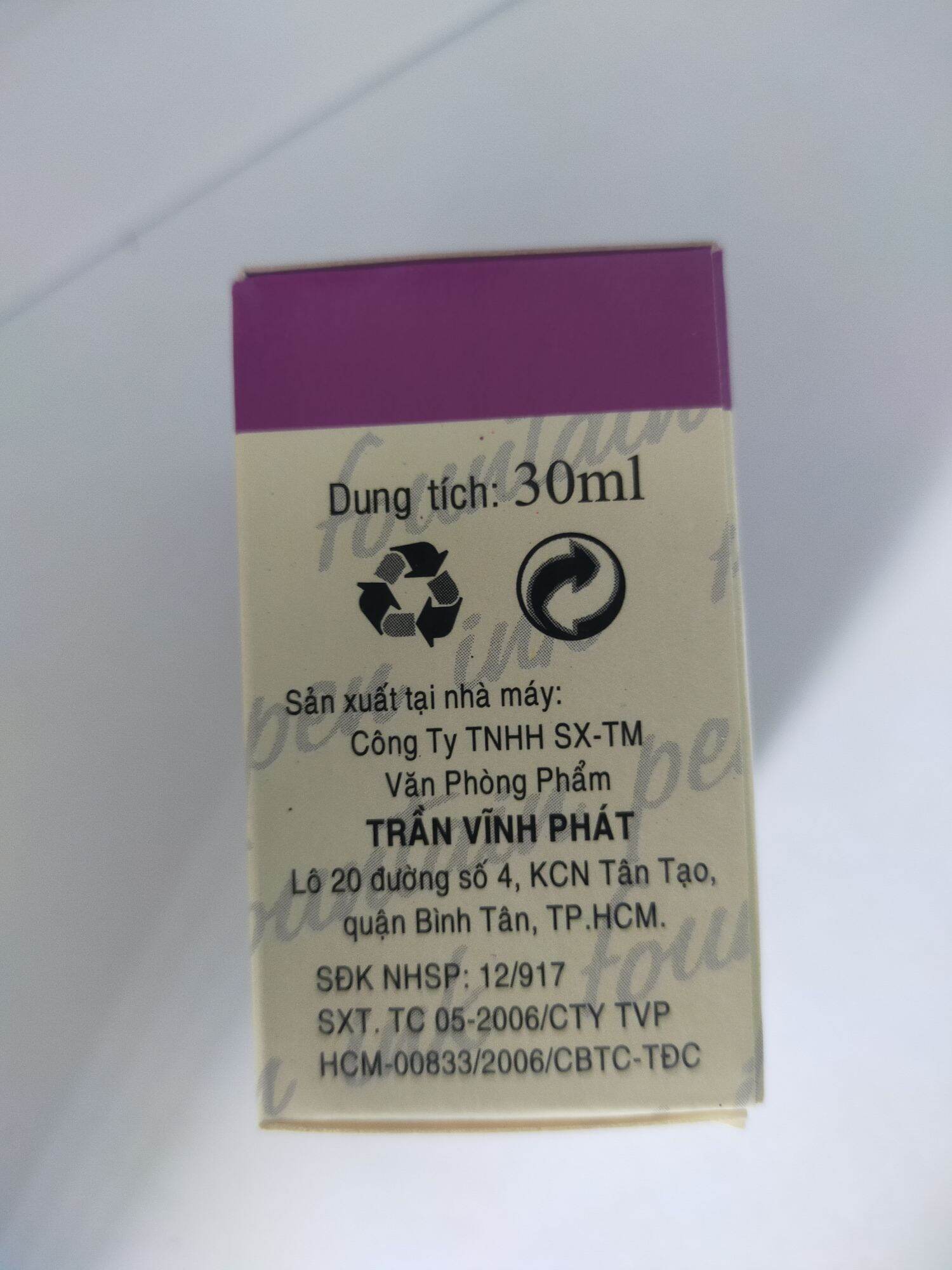 Mực  Viết   Bút   Máy   Học   Sinh   30ml