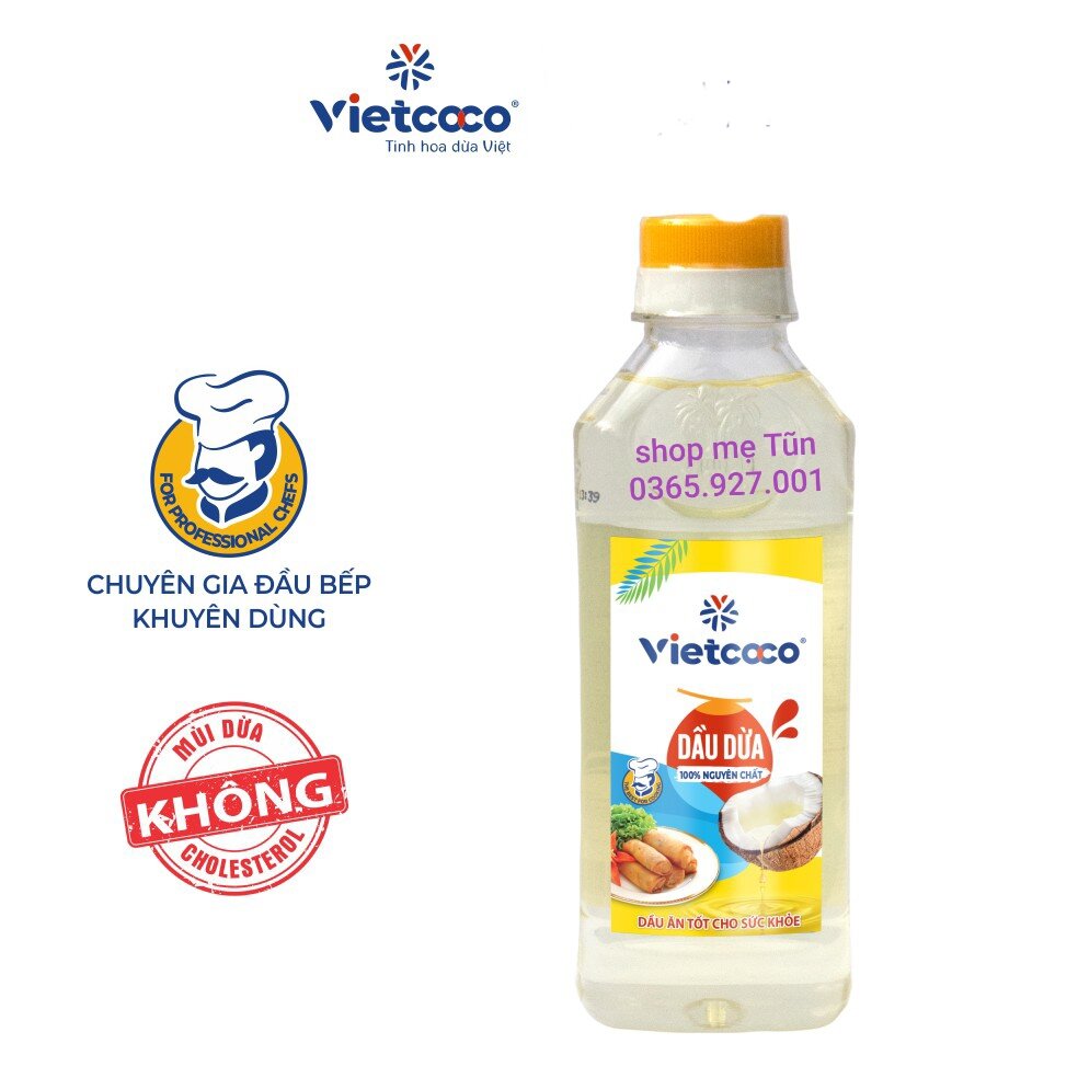 Dầu ăn vietcoco 250ml
