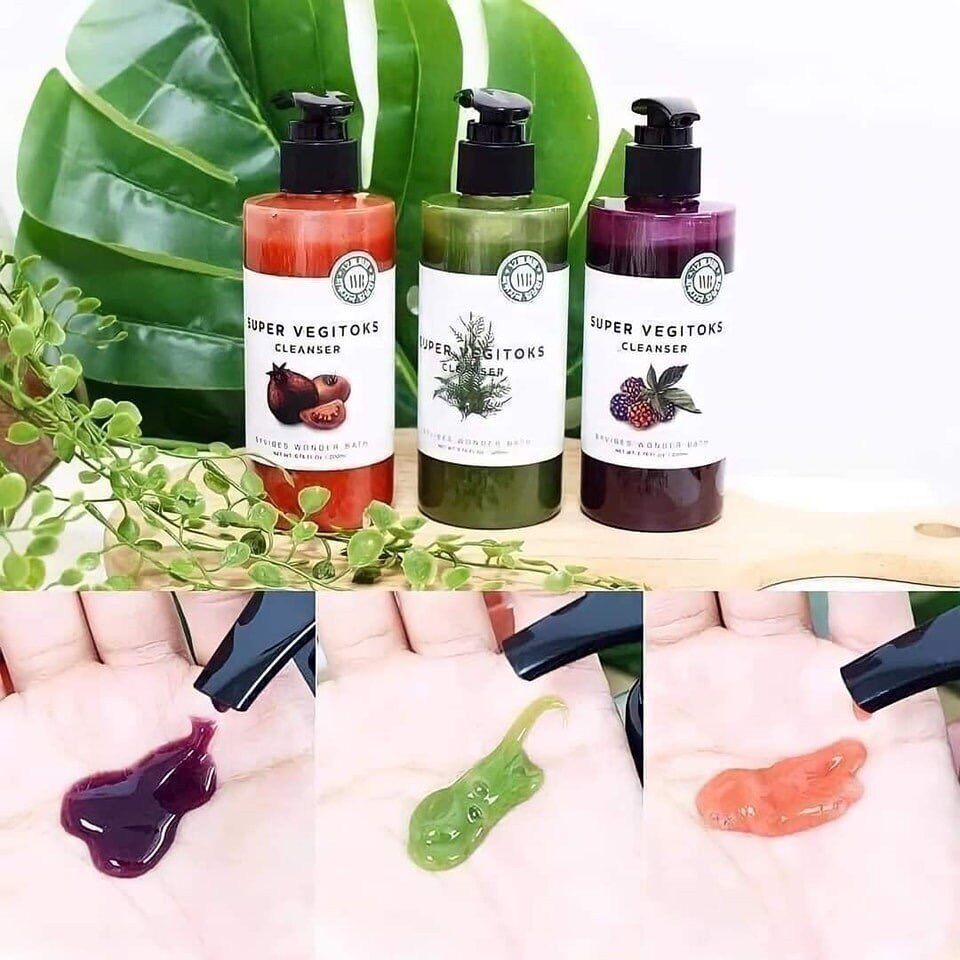 Sữa rửa mặt thải độc rau củ Super Vegitoks Cleanser