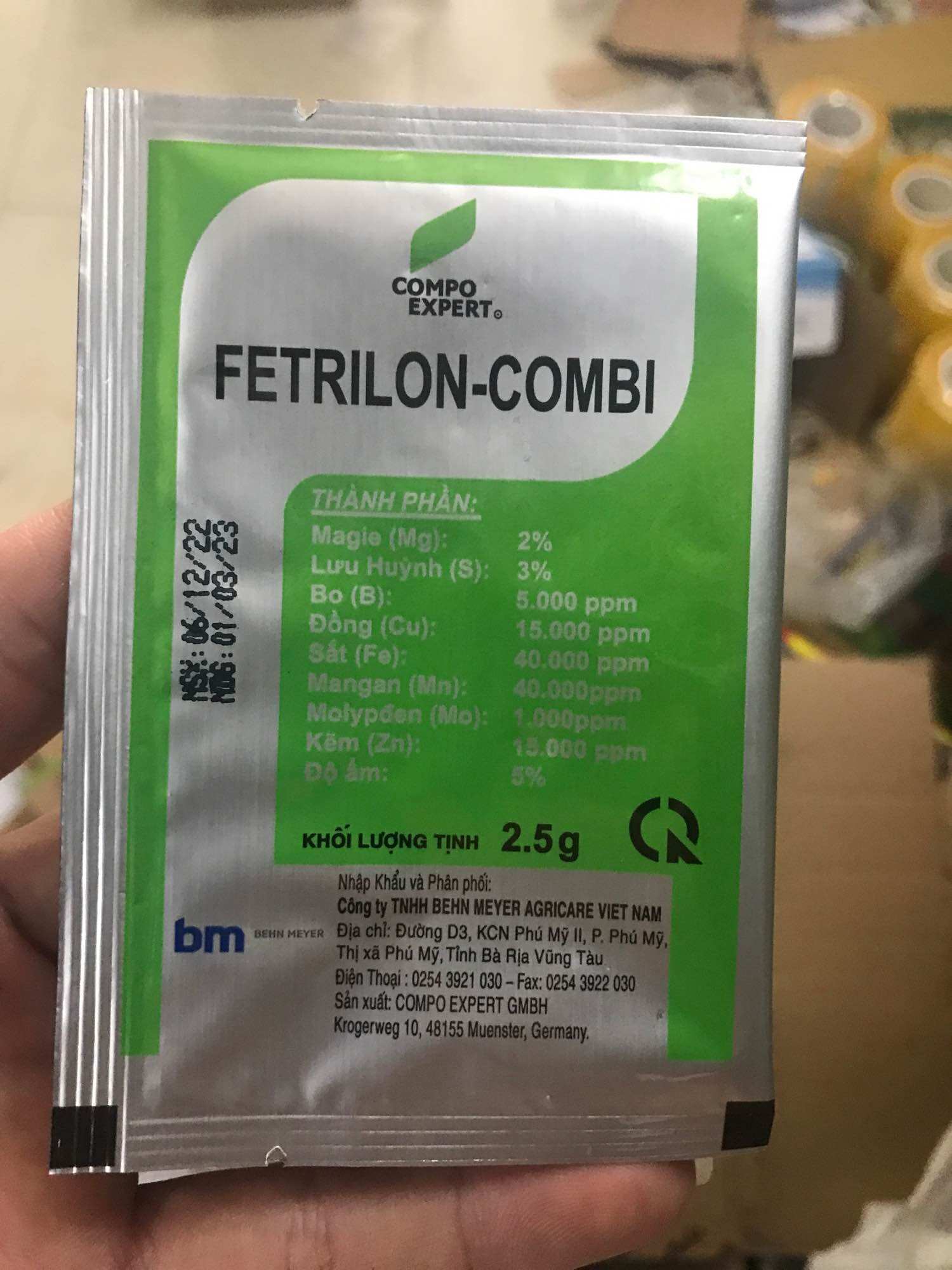 Phân bón lá trung vi lượng Fetrilon-Combi nhập khẩu Đức