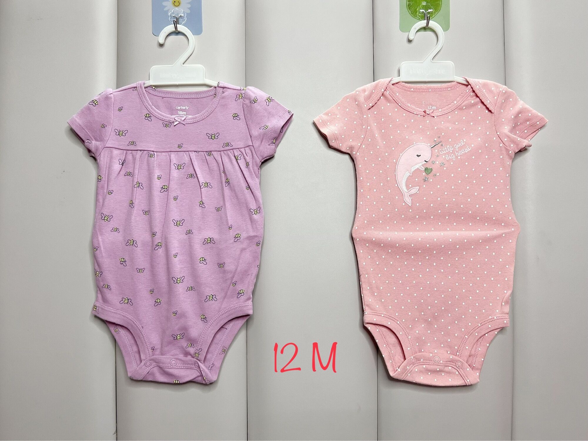 Set 2 Body Suit siêu cưng. Size 12m cho bé từ (8--10kg)
