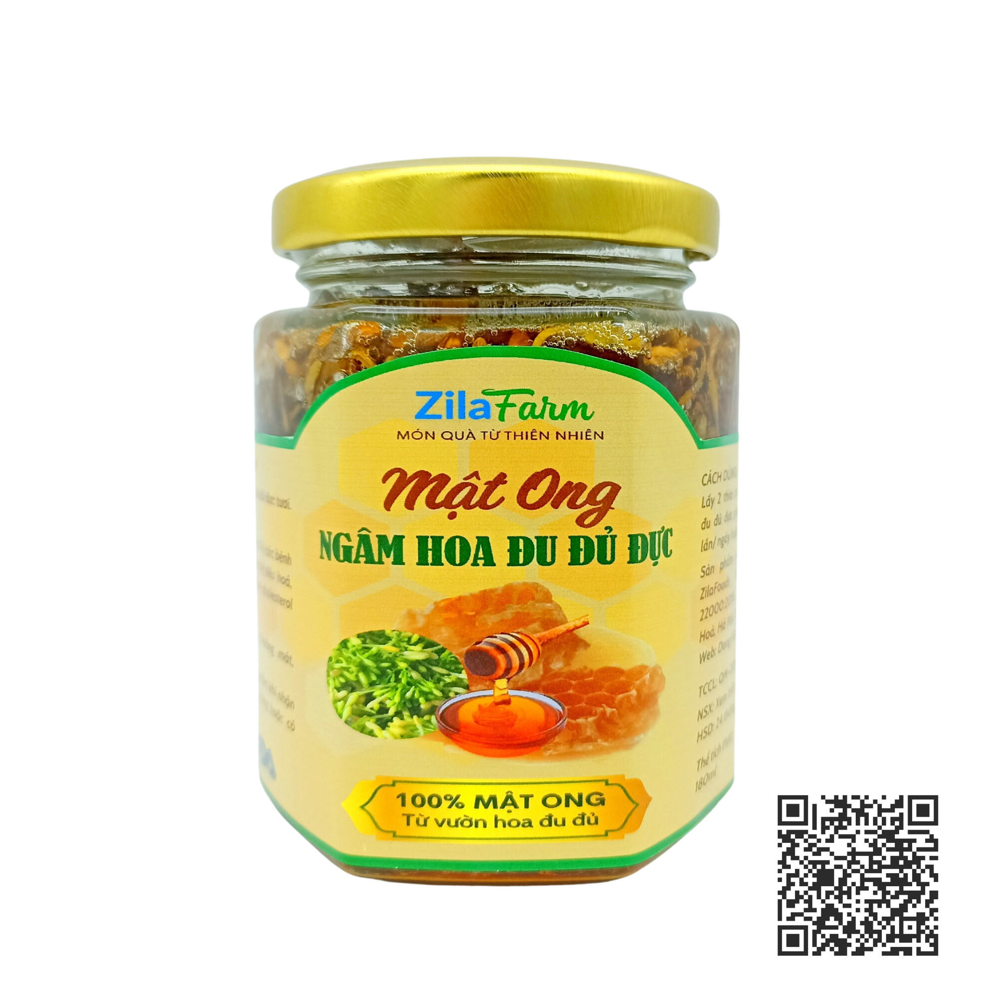 Mật ong ngâm hoa đu đủ đực
