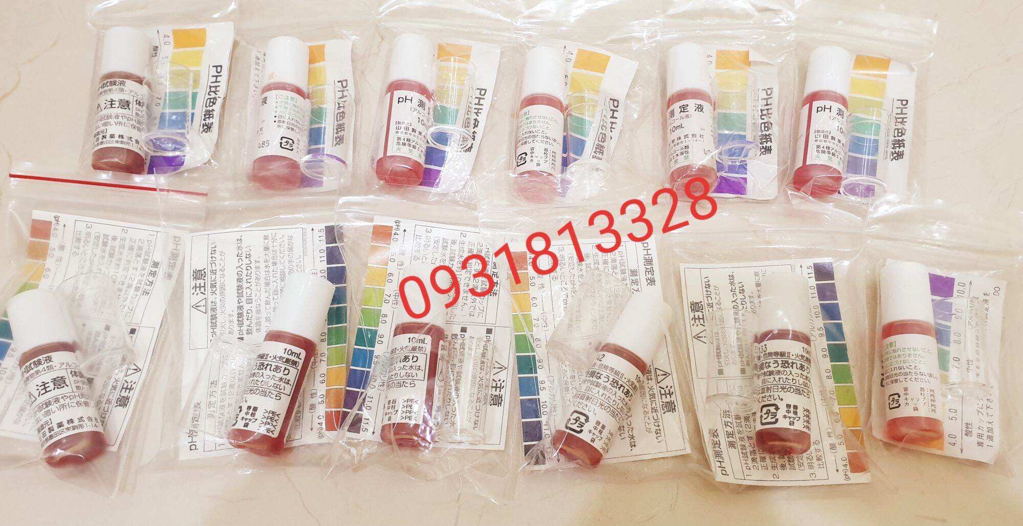 10ml Dung dịch test pH thử nguồn nước máy ion kiềm