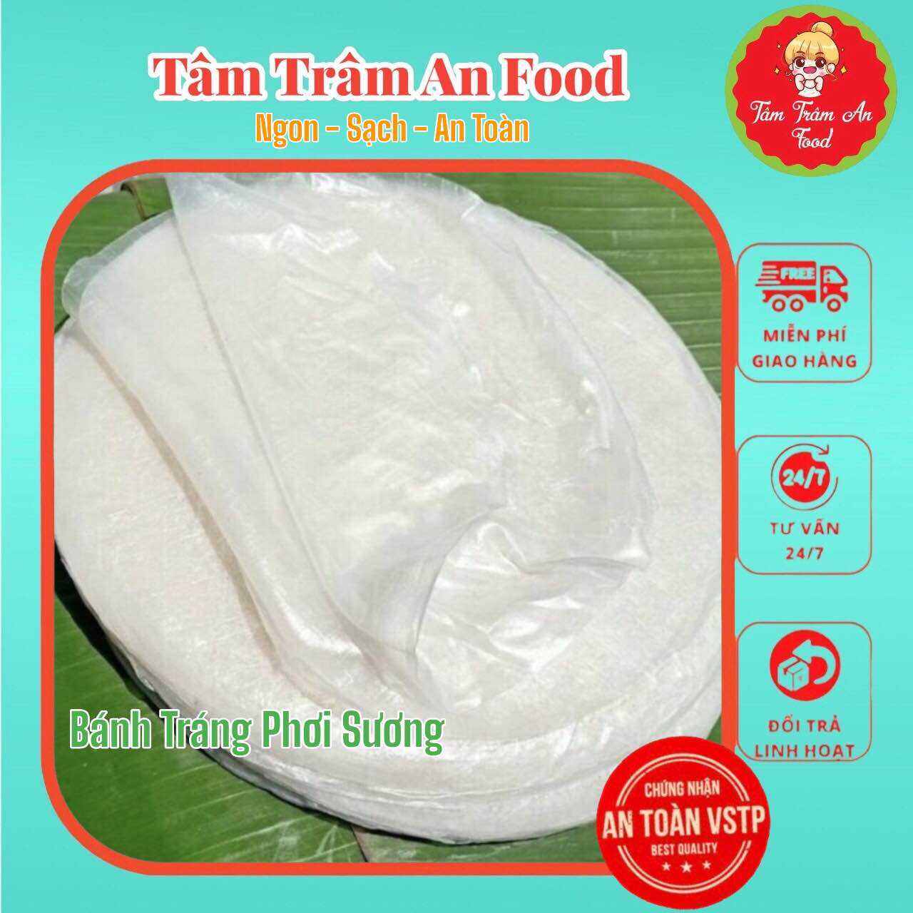 Bánh Tráng Phơi Sương 1kg loại ngon
