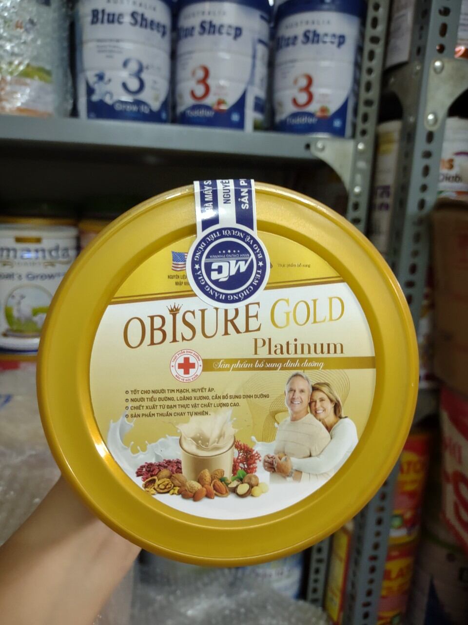 Sữa hạt Obisuregold Plus 900G, DATE 2026-2027