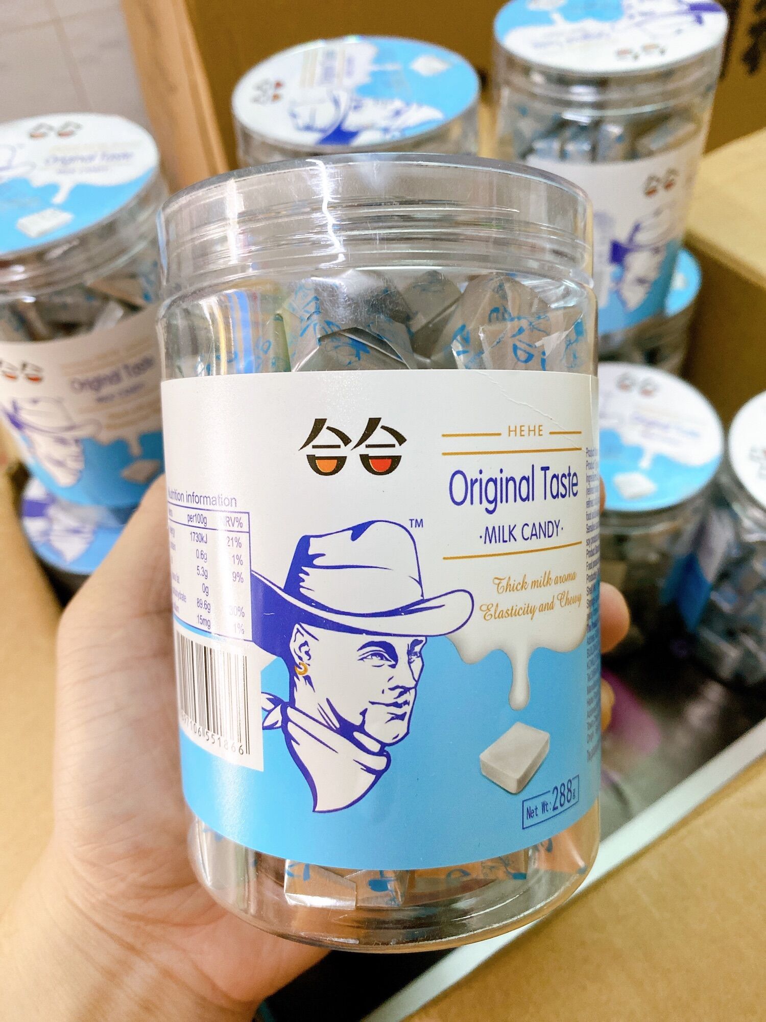 KẸO SỮA CHUA HE HE HỦ 288G